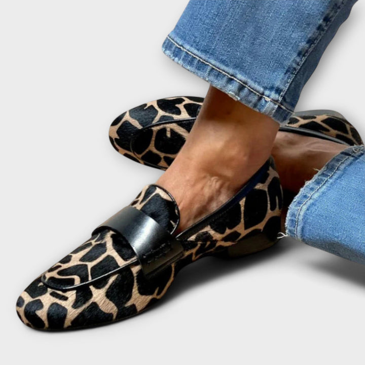 Léonie | Leopard Print Moccasins