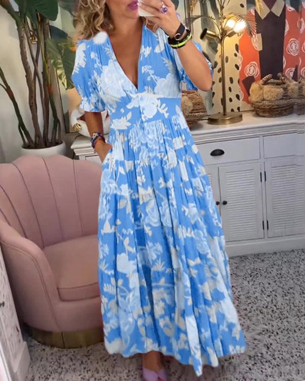 Floriana - Vestido Floral Vibrante