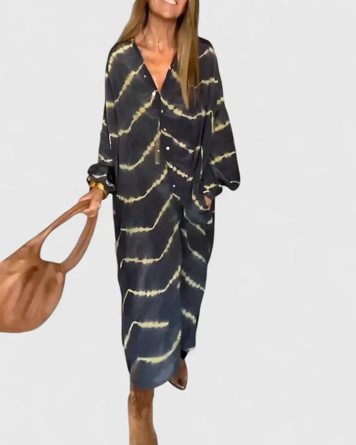 El Vestido Maxi Rayado Julia