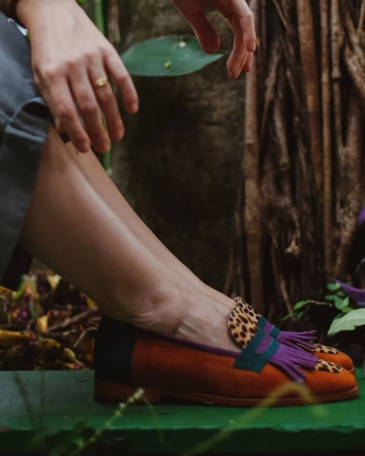 Elowen - Vibrant Safari Moccasins