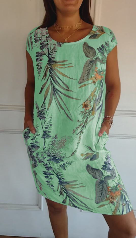 Margot | Vestido de Estampado Botánico
