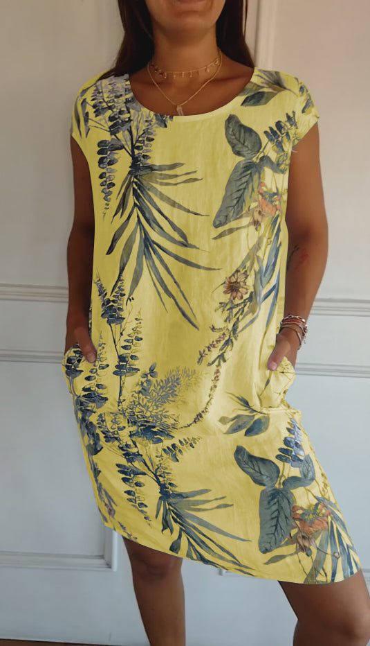 Margot | Vestido de Estampado Botánico