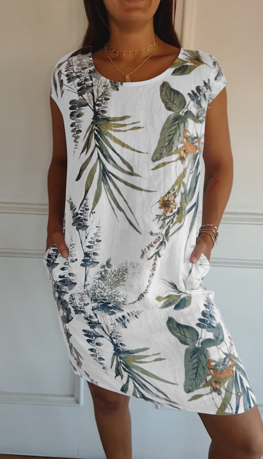 Margot | Vestido de Estampado Botánico