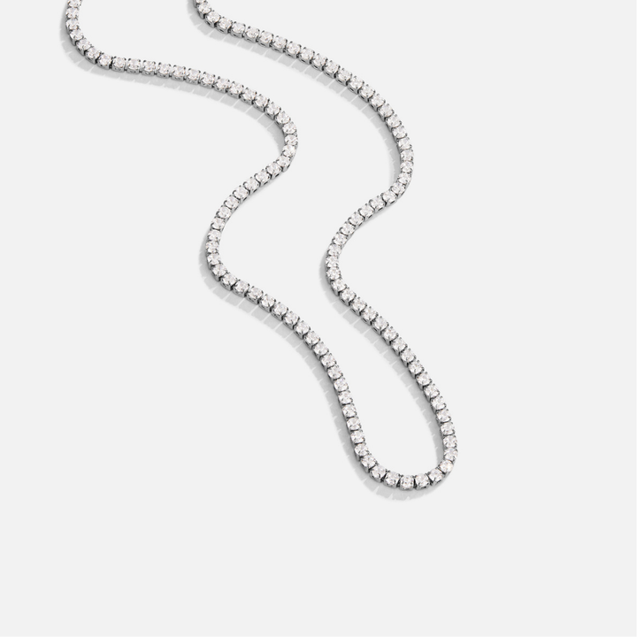 Collar de Cristal Lexi Silber