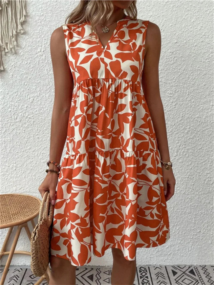 Tasha | Vestido Mini Flowy en Flor