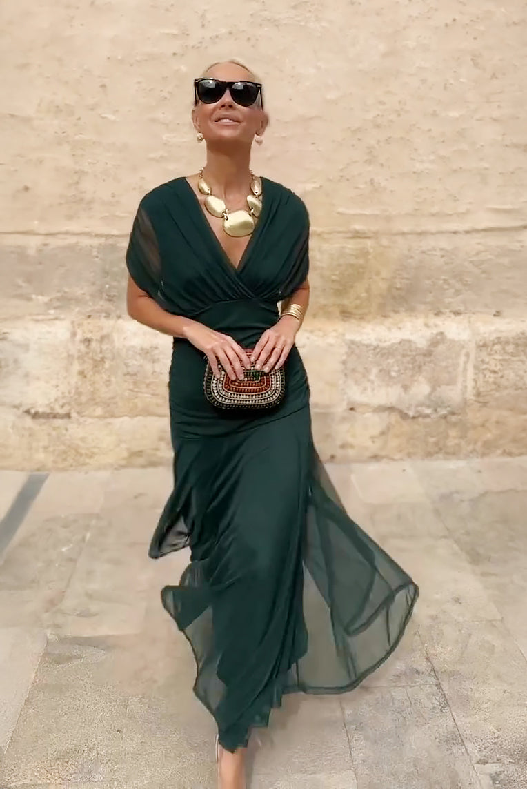 Vestido Luisa Escote en V