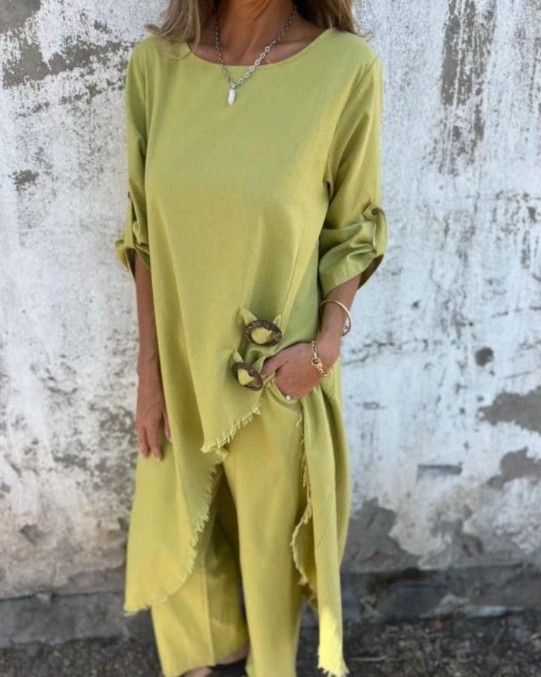 Isabelle | Conjunto de Lino Relajado