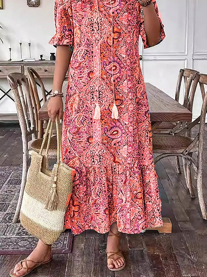 Gene | Vestido Midi Boho Grace