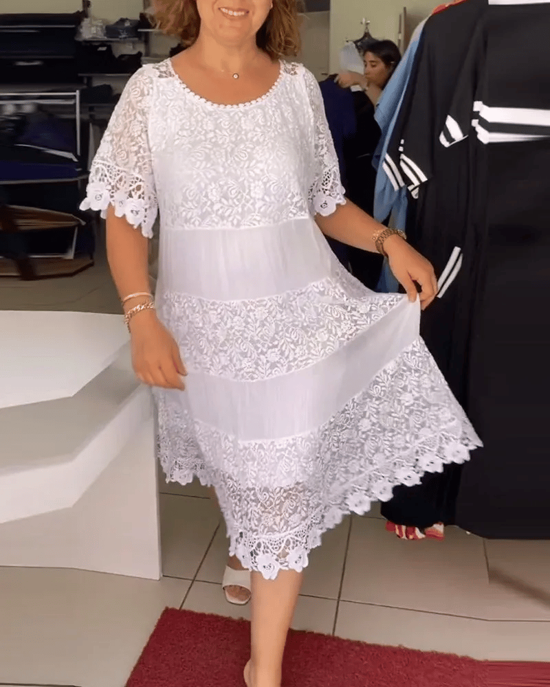 Delivara | Elegante Vestido de Manga Corta