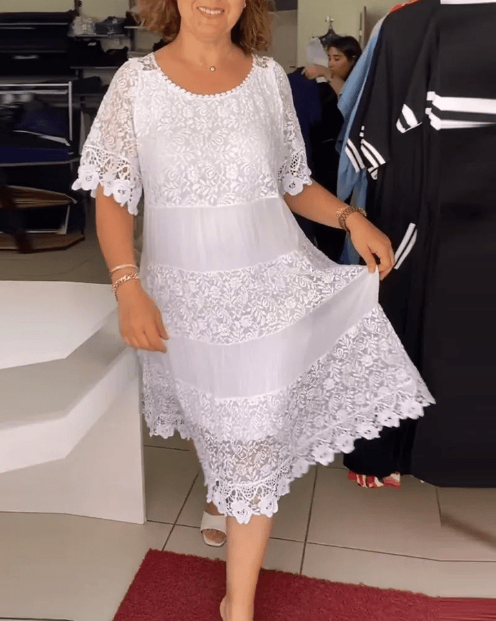 Delivara | Elegante Vestido de Manga Corta