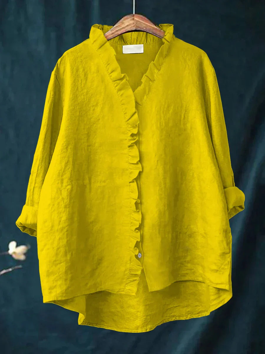 Marta | Blusa Casual con Volantes