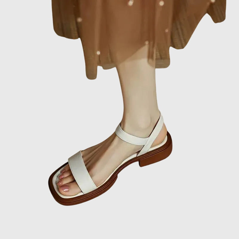 Celestia | Sandalias de Cuero Ortopédicas