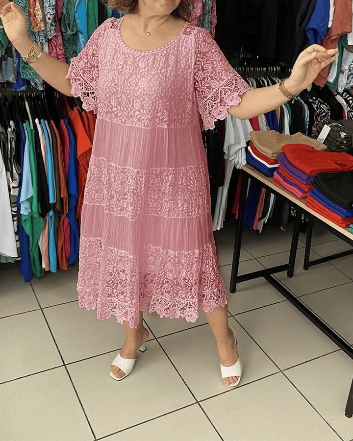 Delivara | Elegante Vestido de Manga Corta