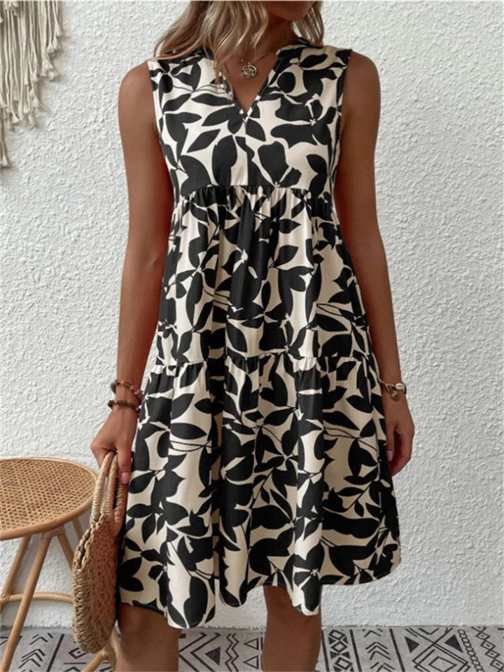 Tasha | Vestido Mini Flowy en Flor