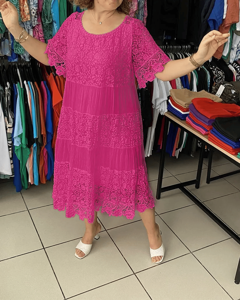 Delivara | Elegante Vestido de Manga Corta