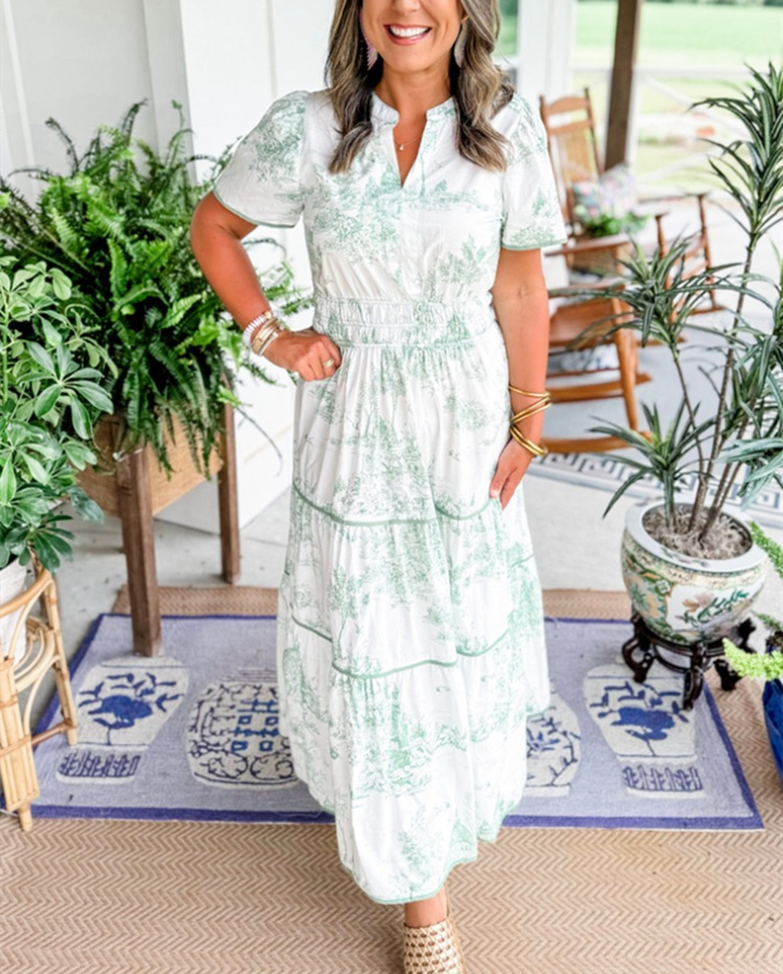 Eliza | Vestido Maxi de Toile Clásico