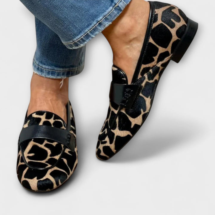Léonie | Leopard Print Moccasins