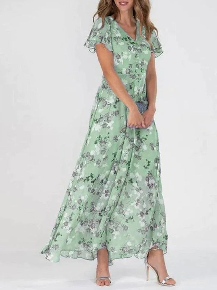 Aurelia | Maxi Vestido Glamuroso que Cubre el Abdomen