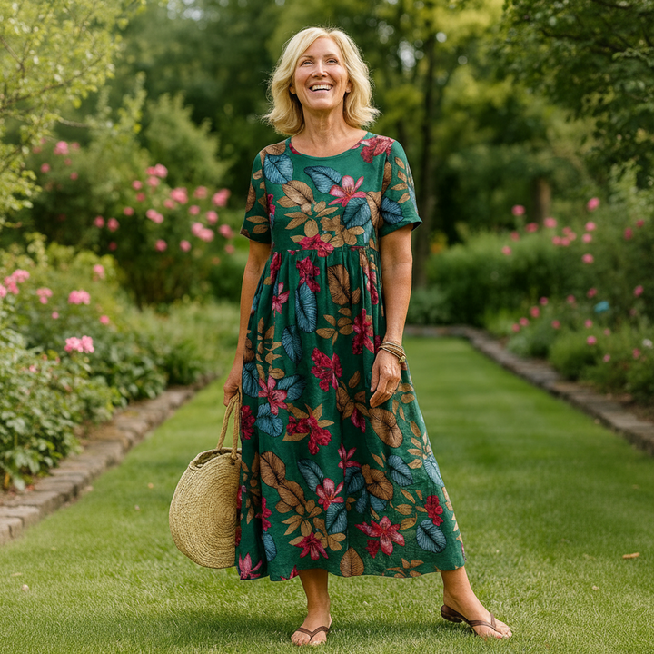 Masie | Vestido Maxi Floral Fresco