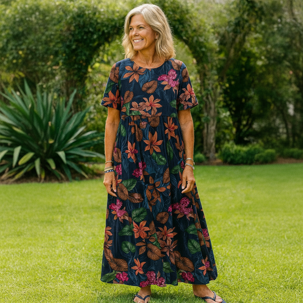 Masie | Vestido Maxi Floral Fresco