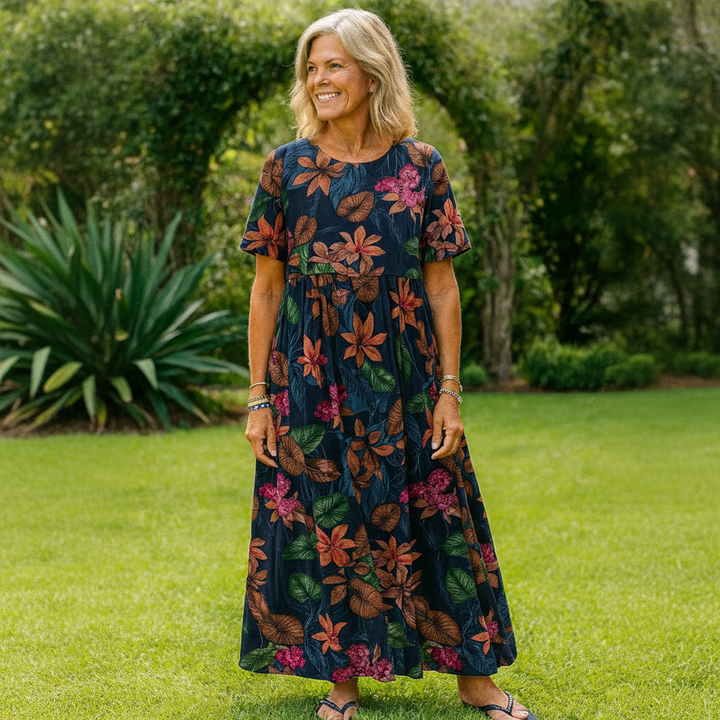 Masie | Vestido Maxi Floral Fresco