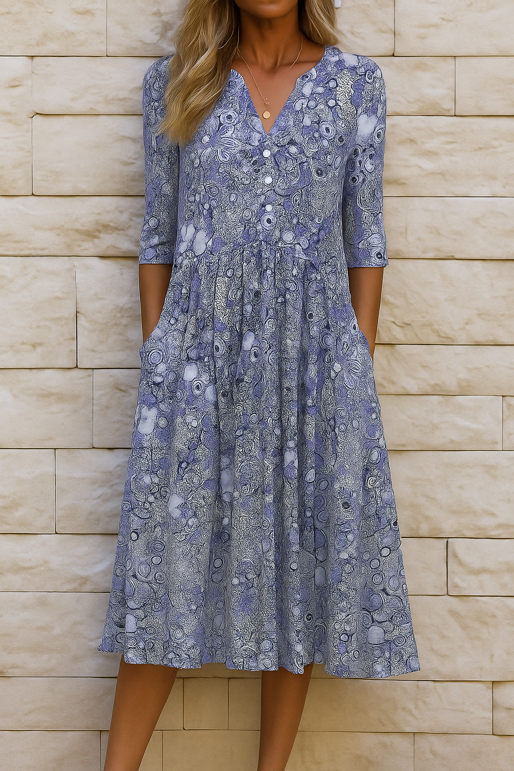 Harlow | Vestido Elegante con Escote en V