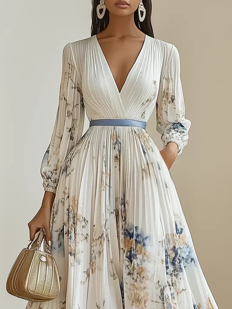 Bristol | Vestido Maxi Bohemio de Parches Florales