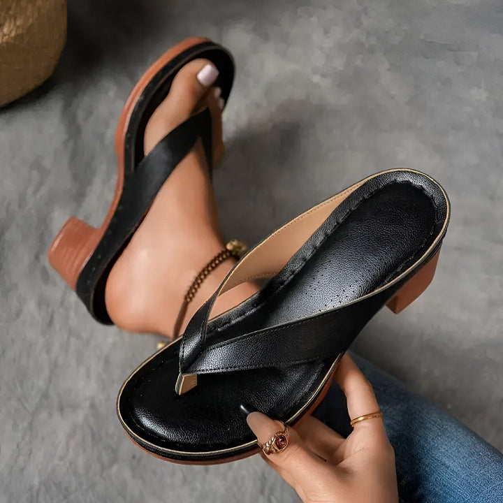 Geneva | Mule Elegante de Tacón Alto