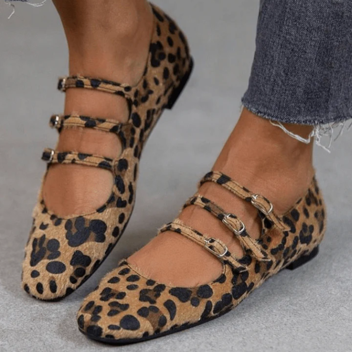 Angelie - Zapatos de Leopardo Estampados