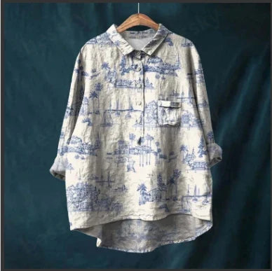 Lorena | Camisa Estampada Elegante