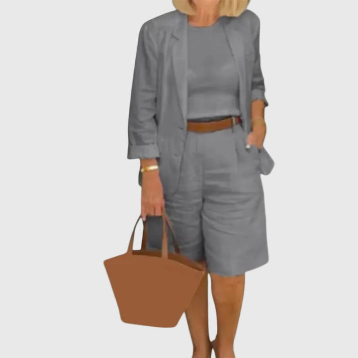 Railey | Conjunto de Traje Elegante de 2 Piezas