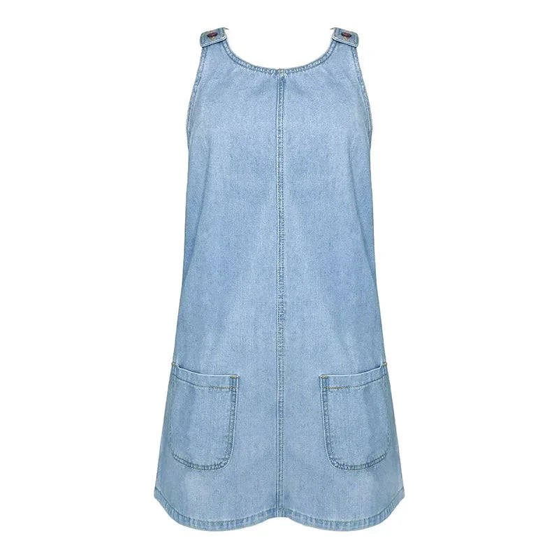 Sofia | Vestido de Verano de Denim Práctico y Ligero