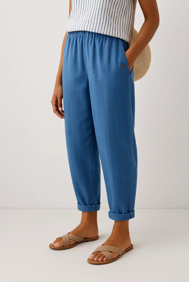 Romina | Pantalones de Lino-Algodón Atemporales