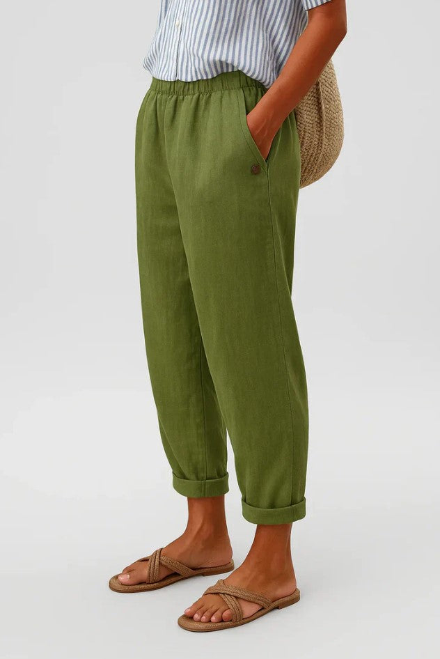 Romina | Pantalones de Lino-Algodón Atemporales