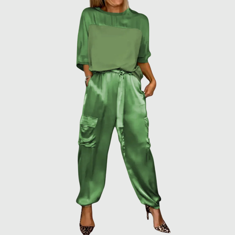 Amelia | Conjunto de Dos Piezas Fluidos de Lujo