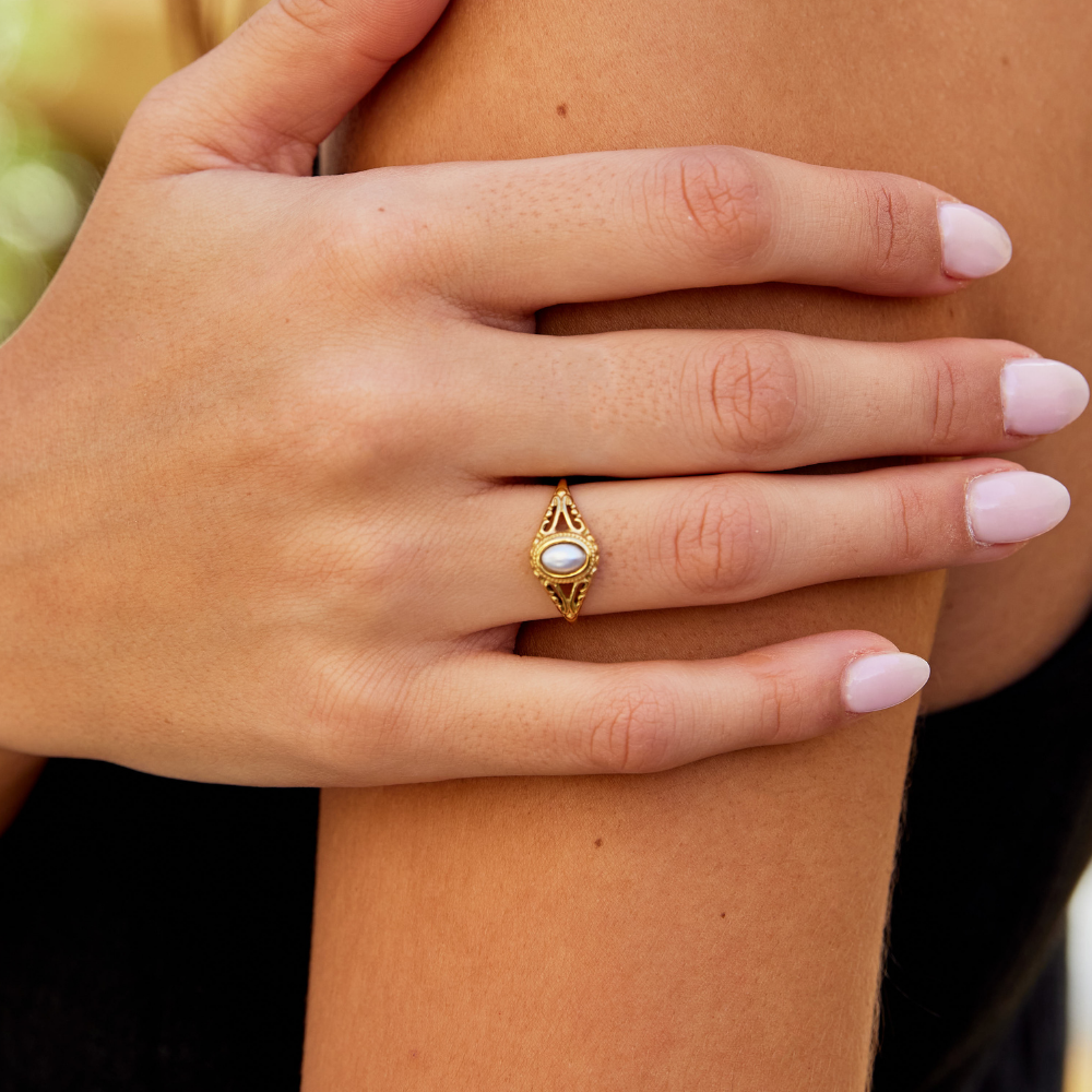 Anillo Vintage Royal Pearl