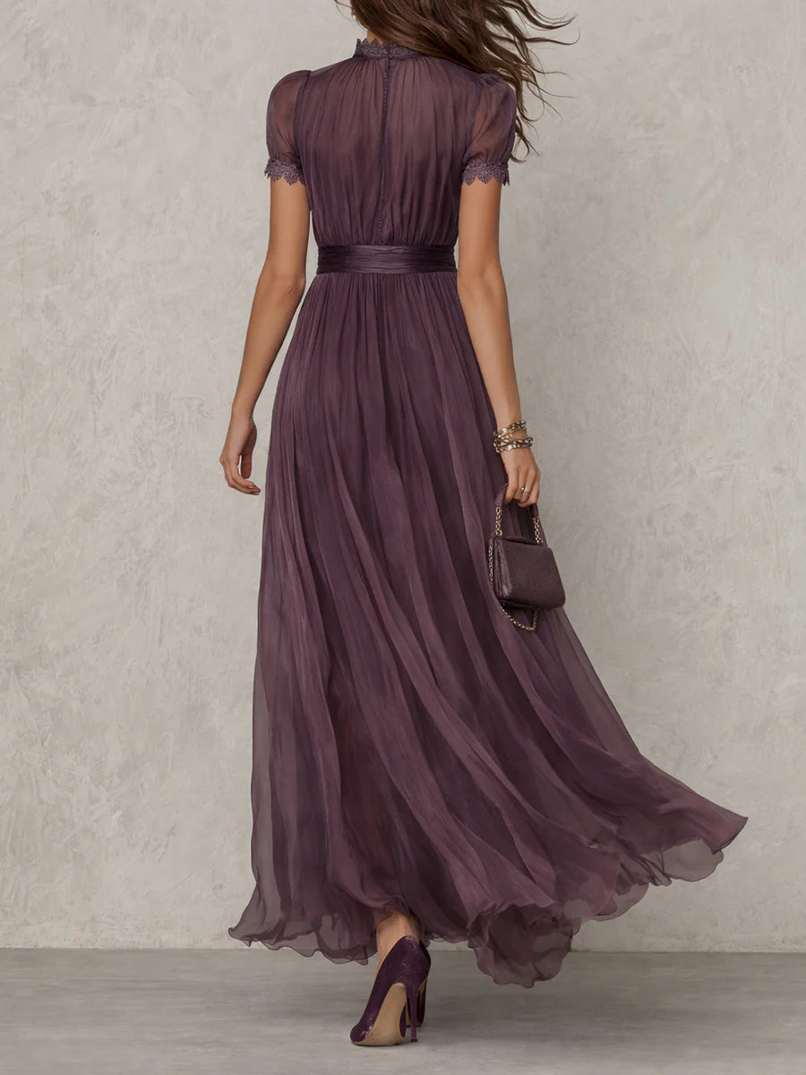 Ashley | Vestido de Chiffon Vintage Elegante