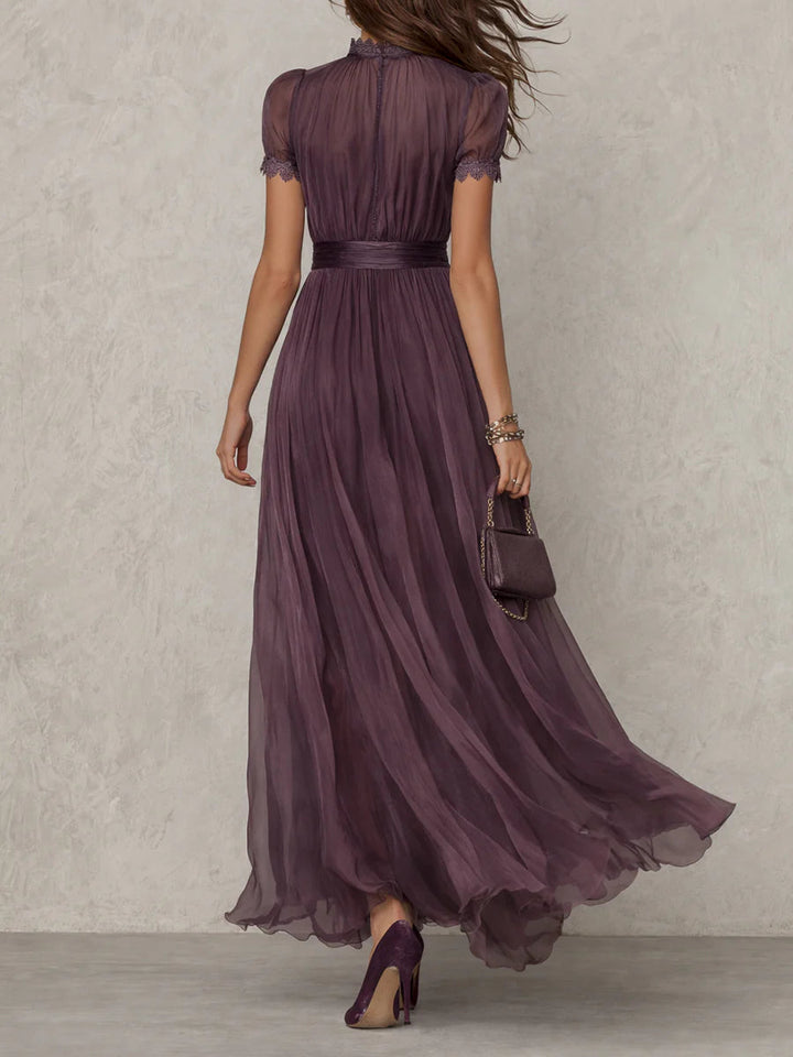 Ashley | Vestido de Chiffon Vintage Elegante