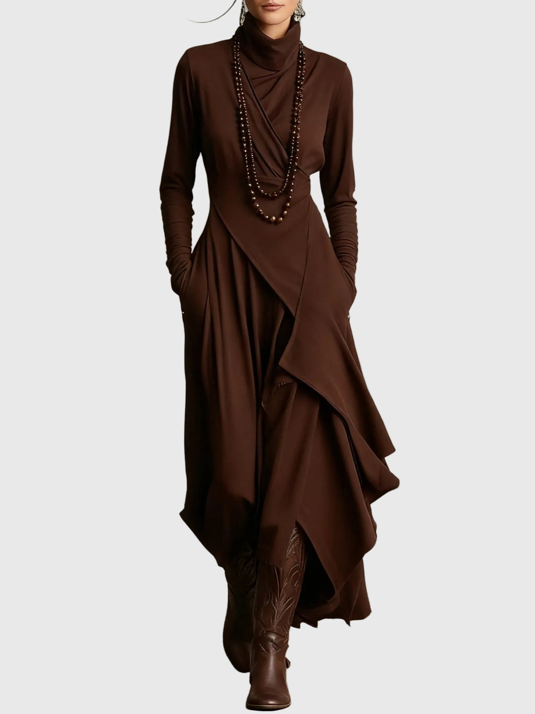 Violeta | Vestido Maxi Plisado