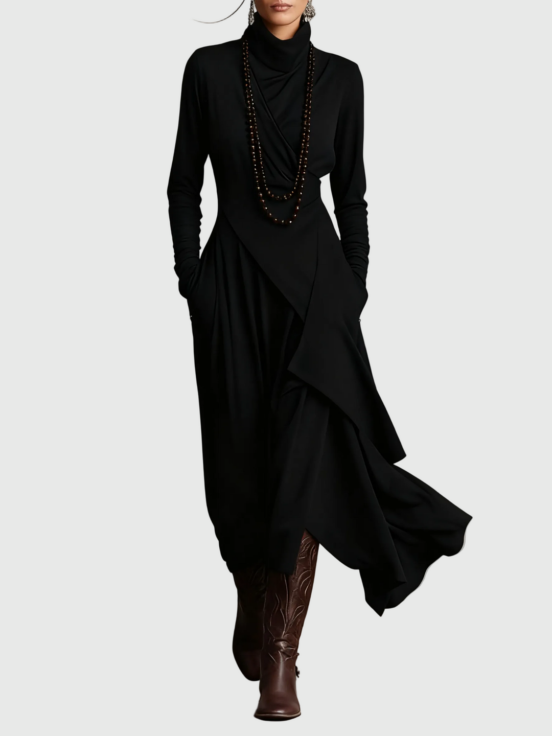 Violeta | Vestido Maxi Plisado