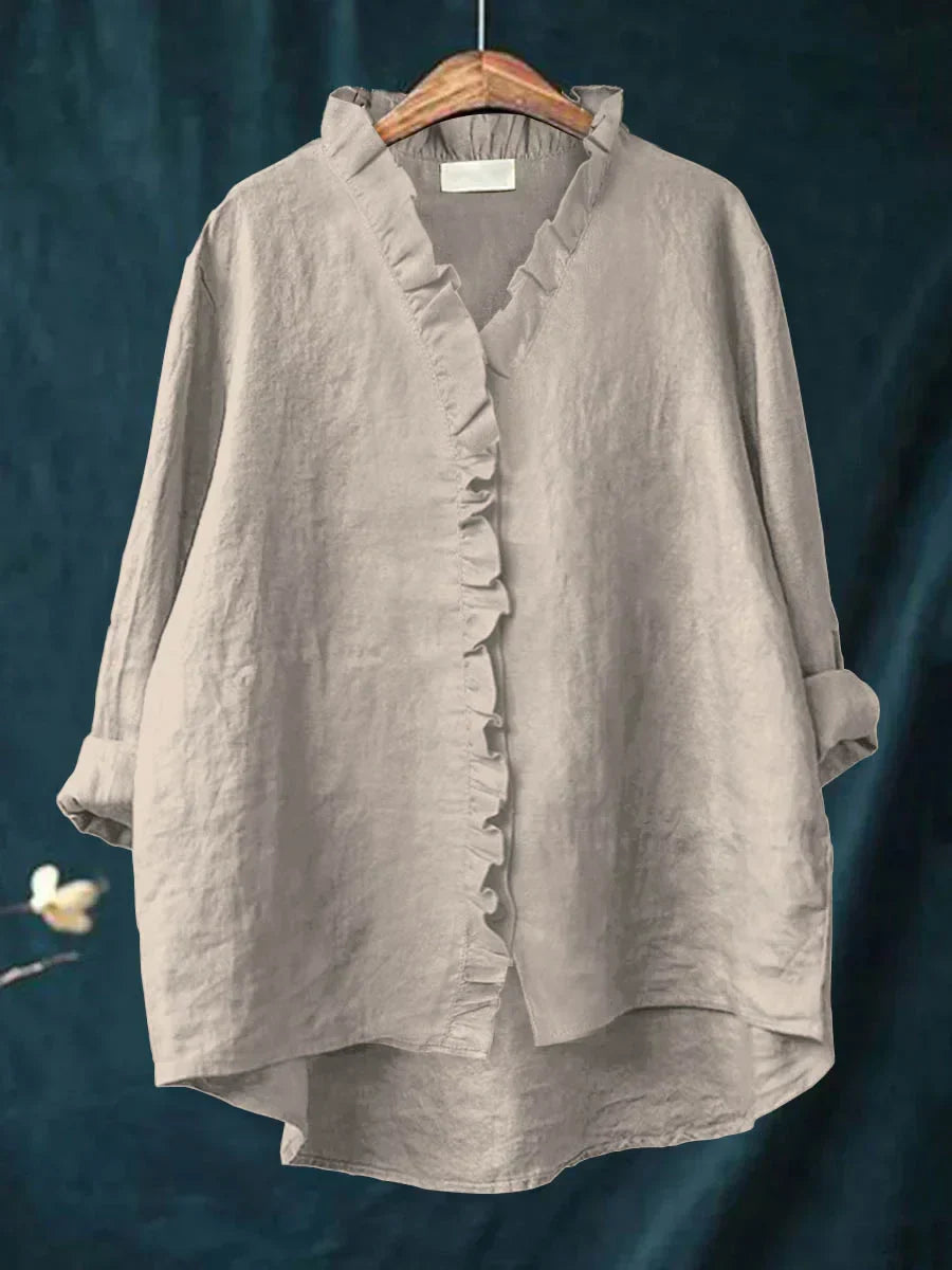 Marta | Blusa Casual con Volantes