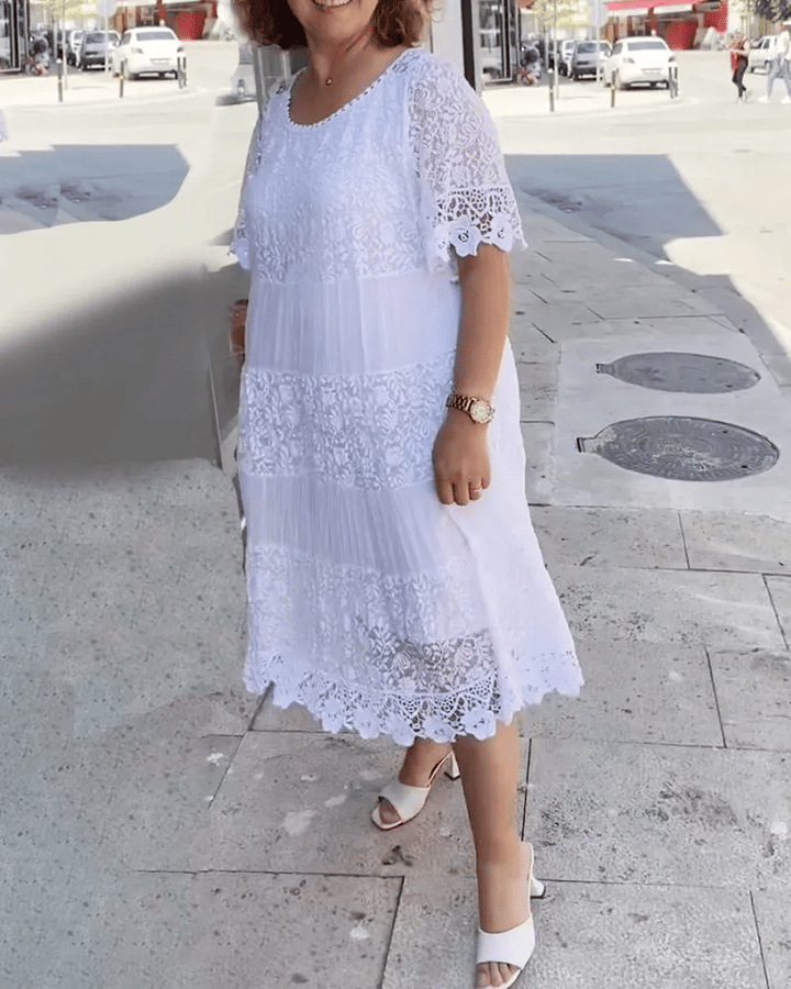 Delivara | Elegante Vestido de Manga Corta