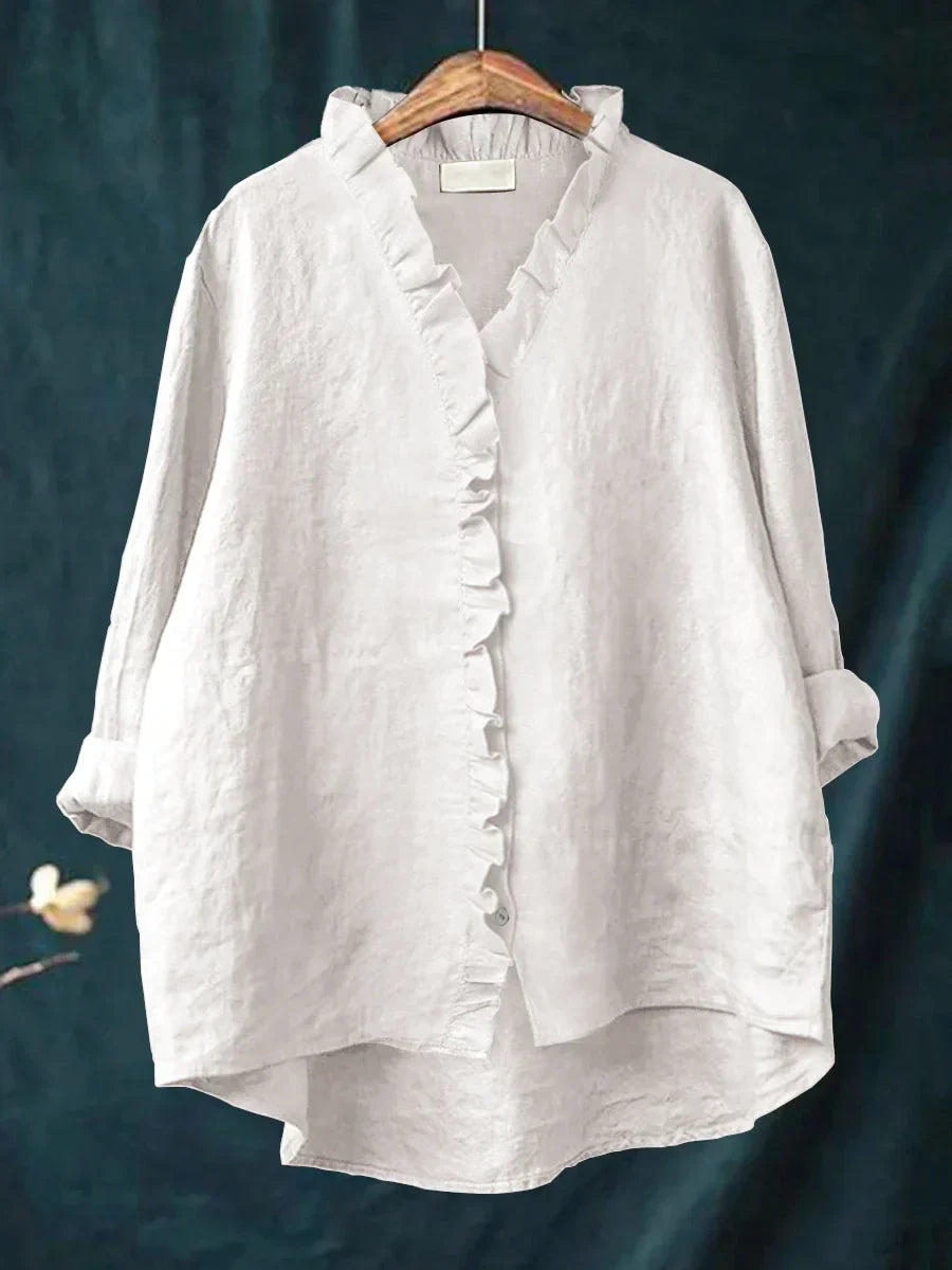 Marta | Blusa Casual con Volantes