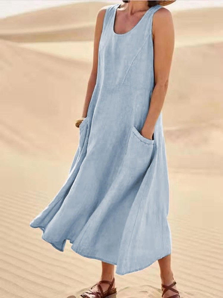 Clarisse | Vestido Midi Fresco