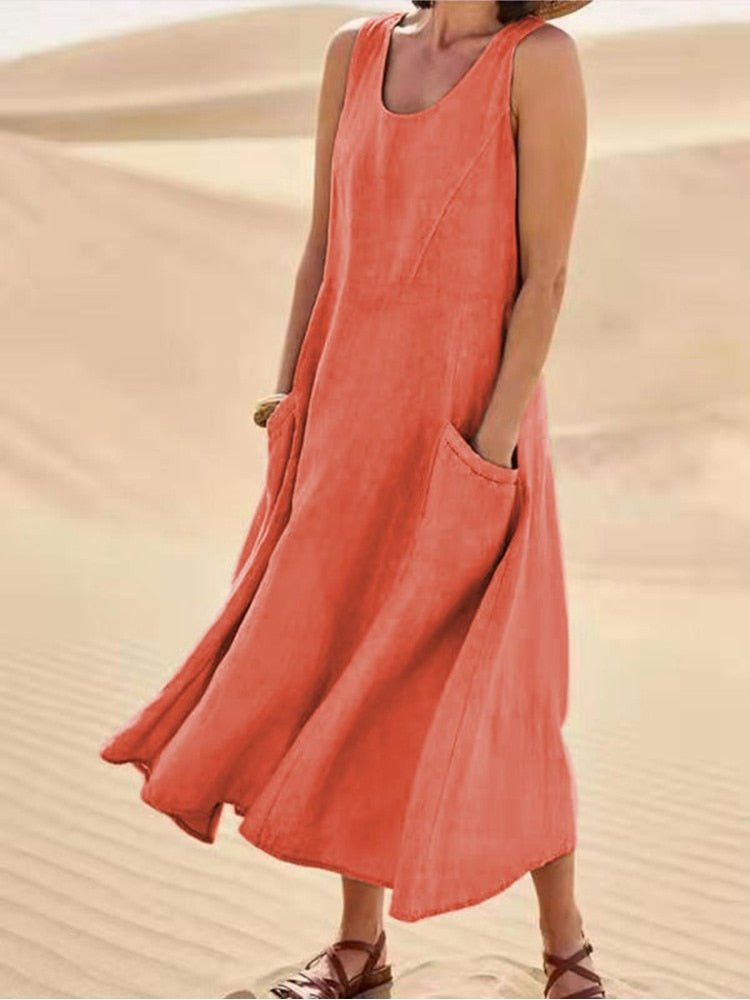 Clarisse | Vestido Midi Fresco