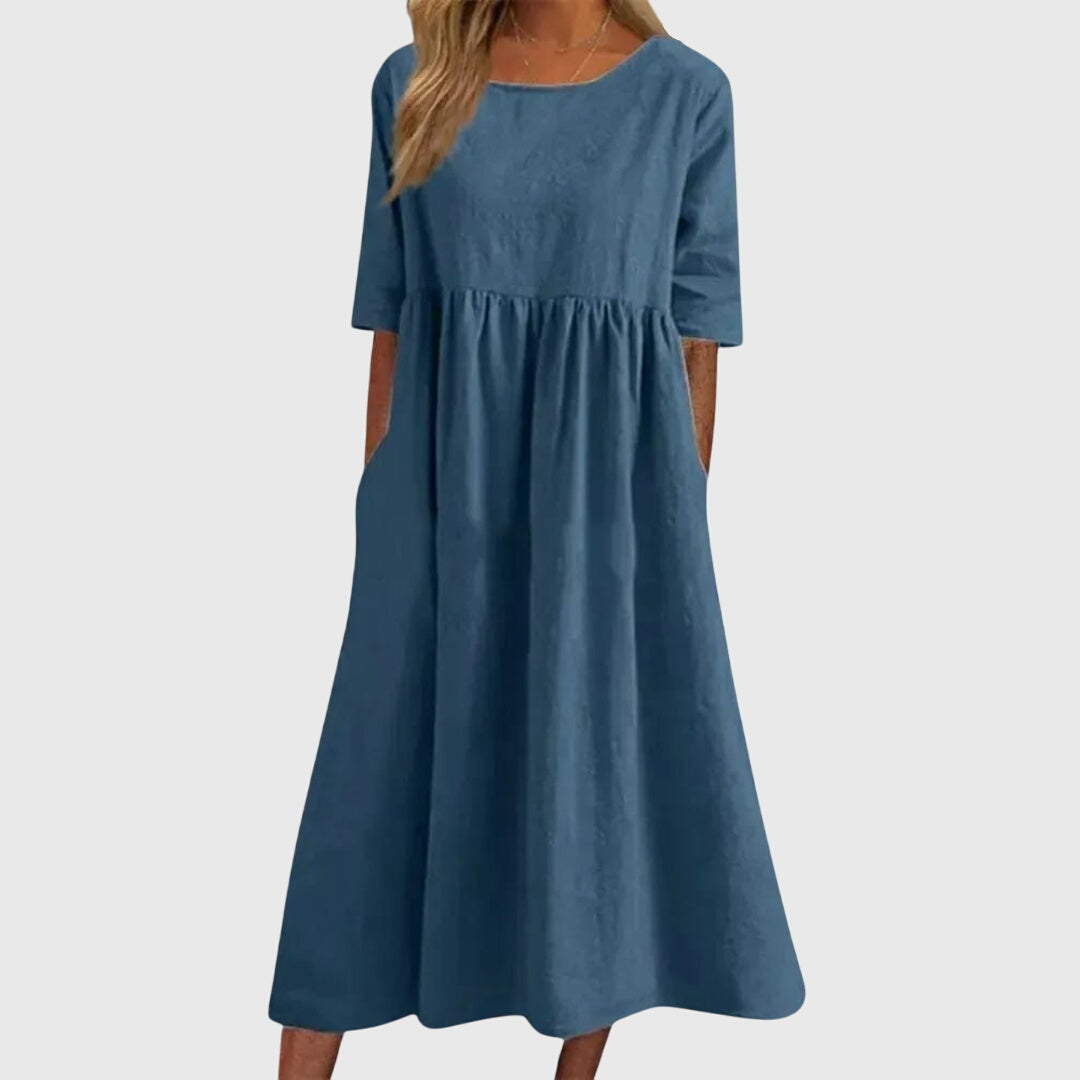 Haisley | Elegante Vestido Midi Fluido