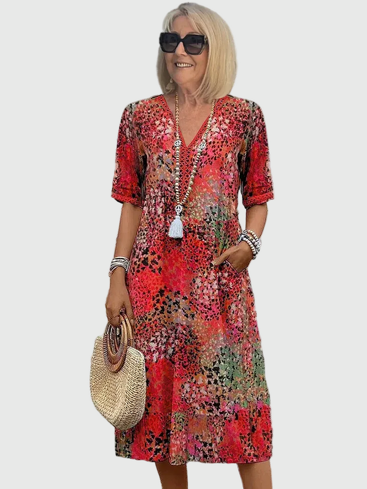 Sofía | Elegante Vestido Midi Floral