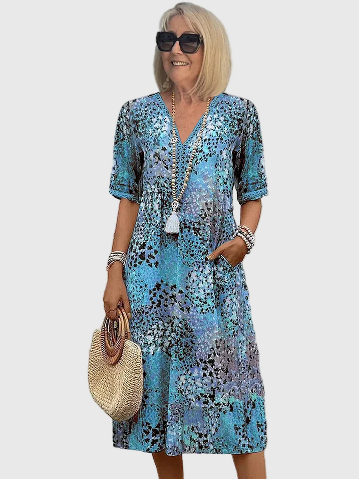 Sofía | Elegante Vestido Midi Floral
