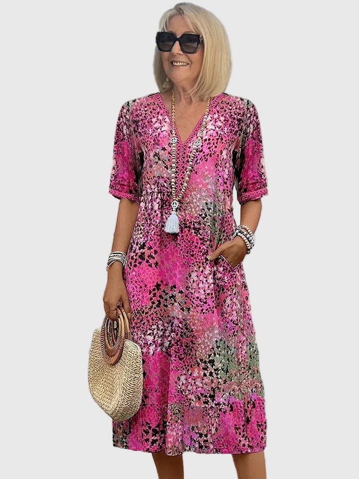Sofía | Elegante Vestido Midi Floral
