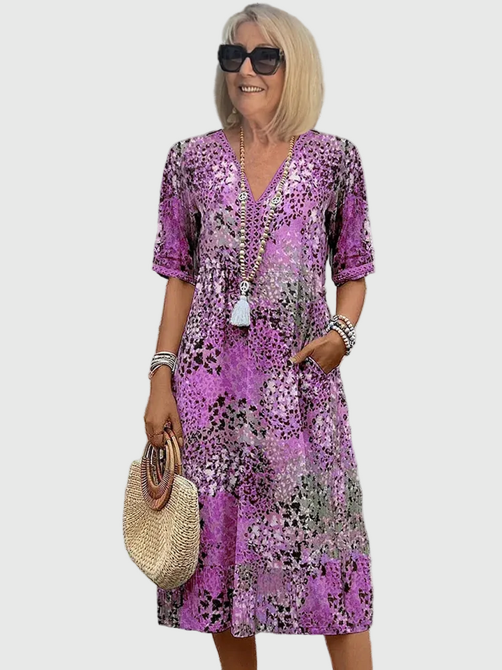 Sofía | Elegante Vestido Midi Floral